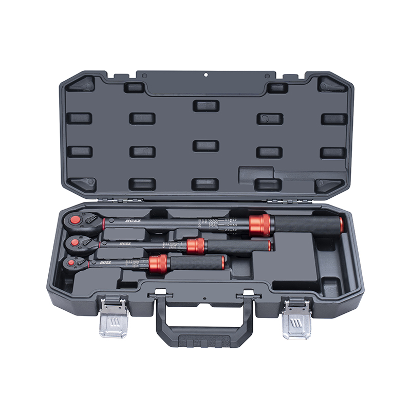 Juegos de llaves dinamométricas de 3 piezas de 1/4 ", 3/8" y 1/2 "
